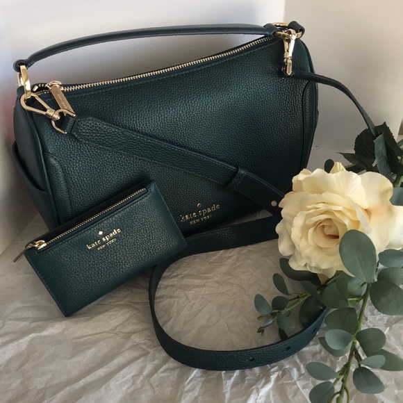 kate spade Handbags - Kate Spade Smoosh Pebbled Leather Crossbody & Leila Leather Wallet (SET)
